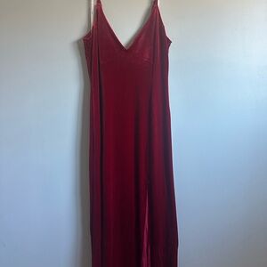 Lulu's Red Maxi Dress